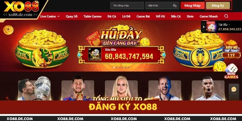 Đăng Ký XO88 - Tạo Tài Khoản Dễ Dàng Chỉ Trong 1 Phút