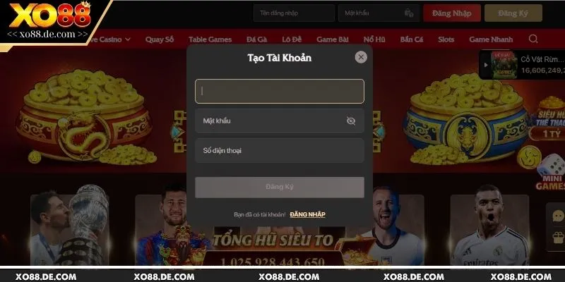 Tổng hợp các yêu cầu tại XO88